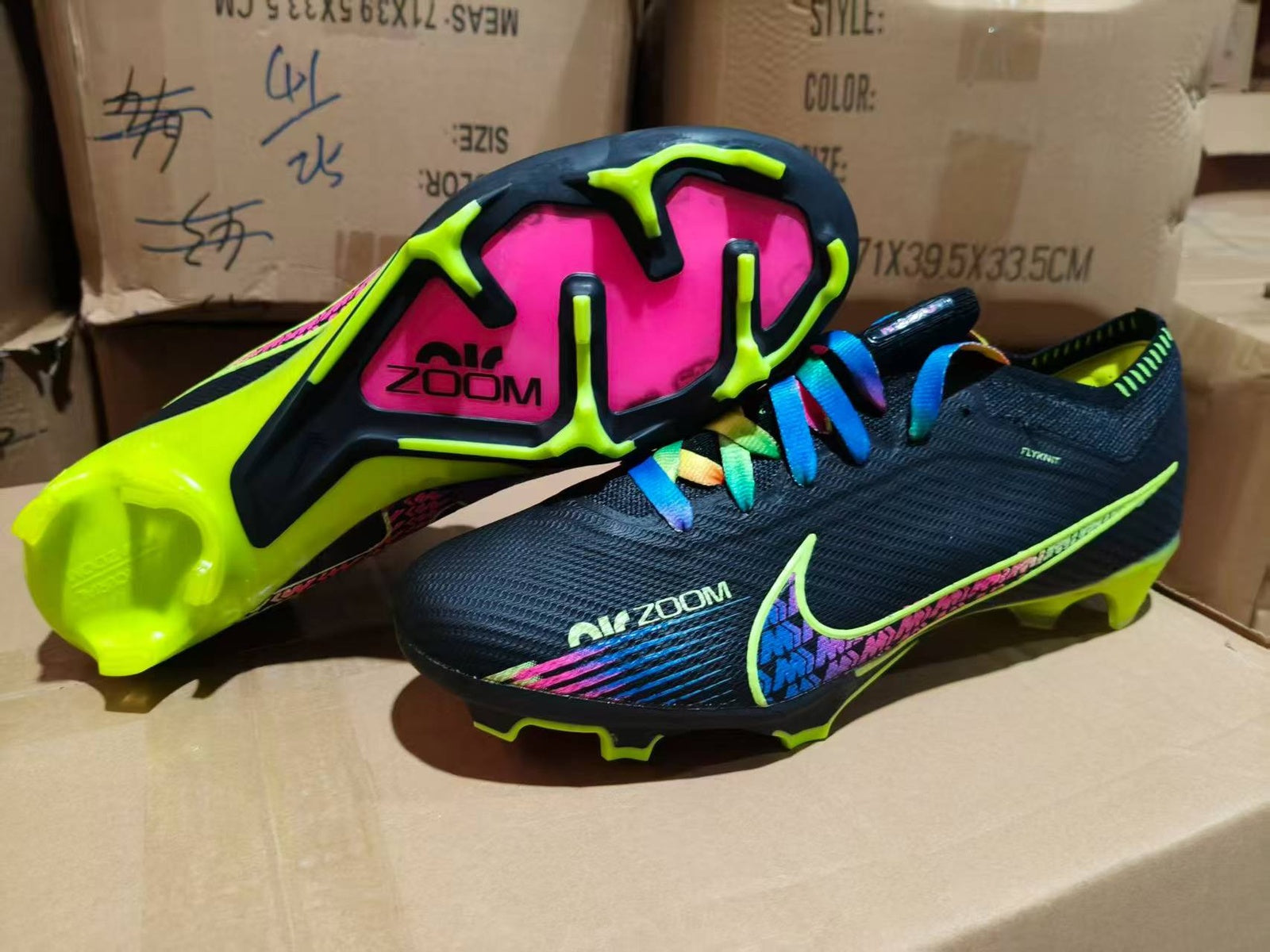 Sepatu Bola FG Low Cut V15 - Lapangan Rumput Alami - Ringan Anti Slip